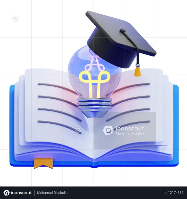 Creative learning  3D Icon