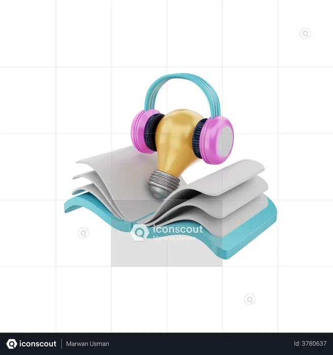 Creative Learning  3D Icon
