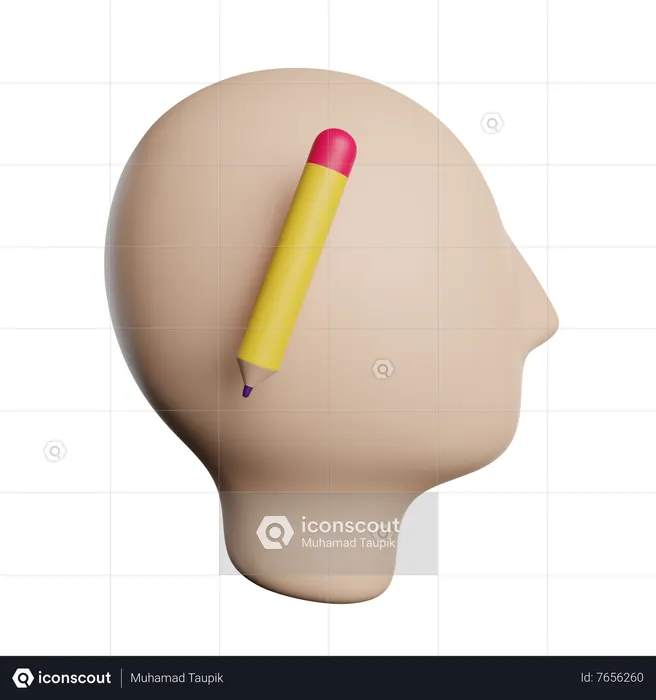 Creative Mind  3D Icon