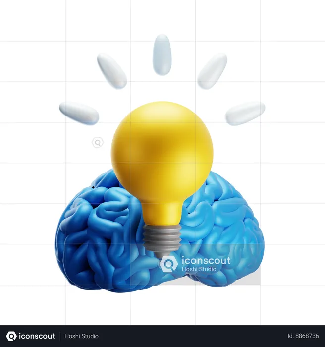 Creative thinking  3D Icon