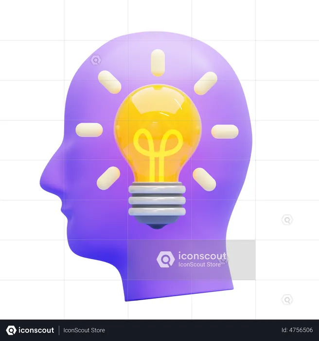 Creative Thinking  3D Icon