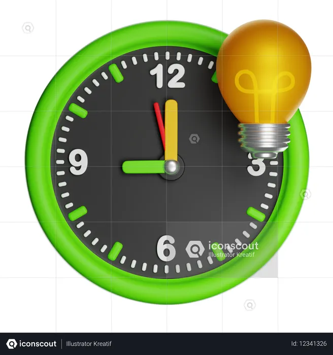 Creativity Time  3D Icon