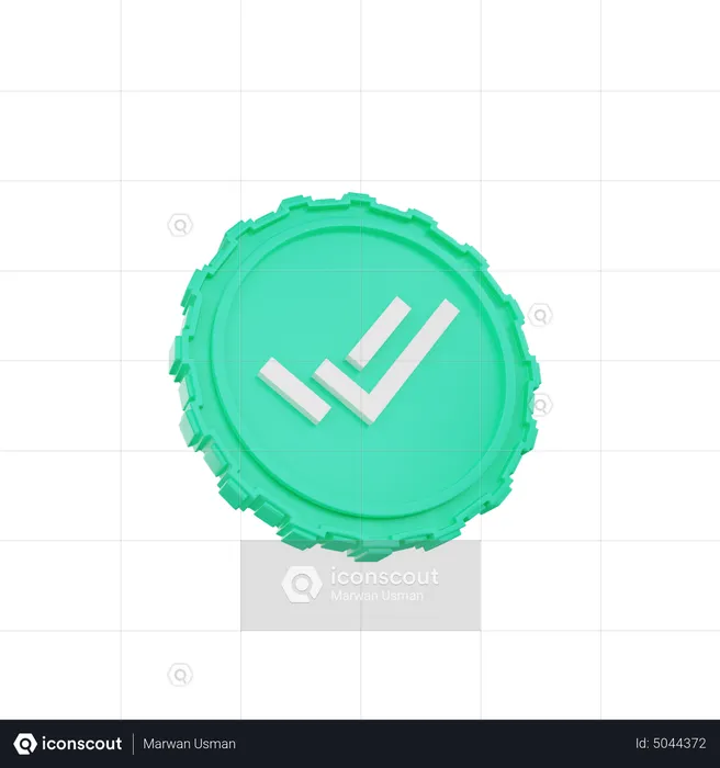 Cred Coin  3D Icon