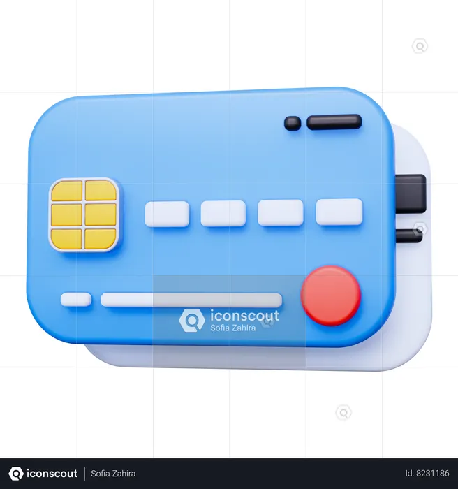 Credit Card  3D Icon