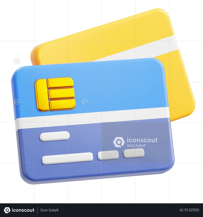 Credit Card  3D Icon