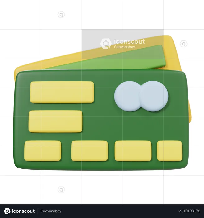 Credit Card  3D Icon