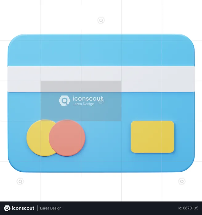 Credit Card  3D Icon