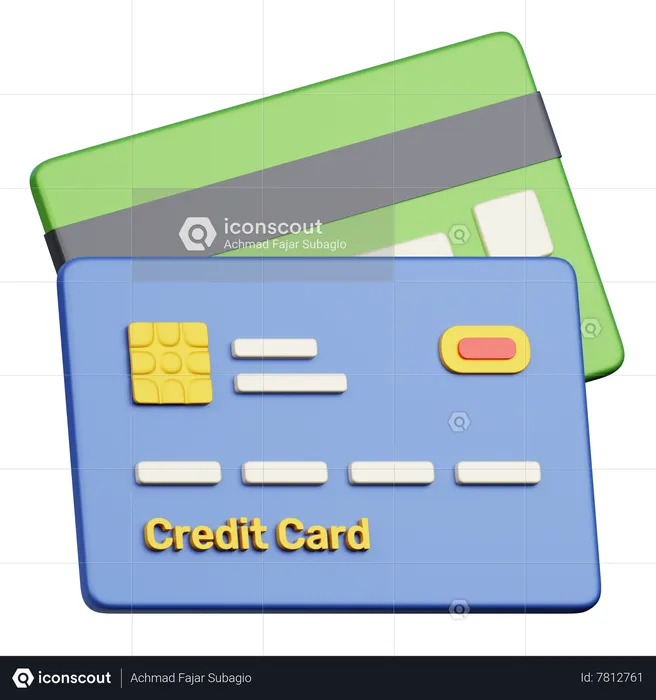 Credit Card  3D Icon