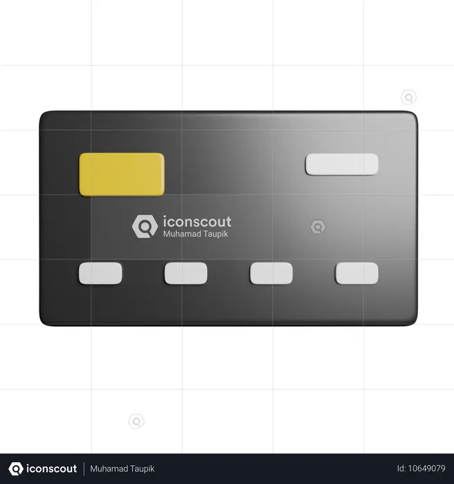 Credit Card  3D Icon