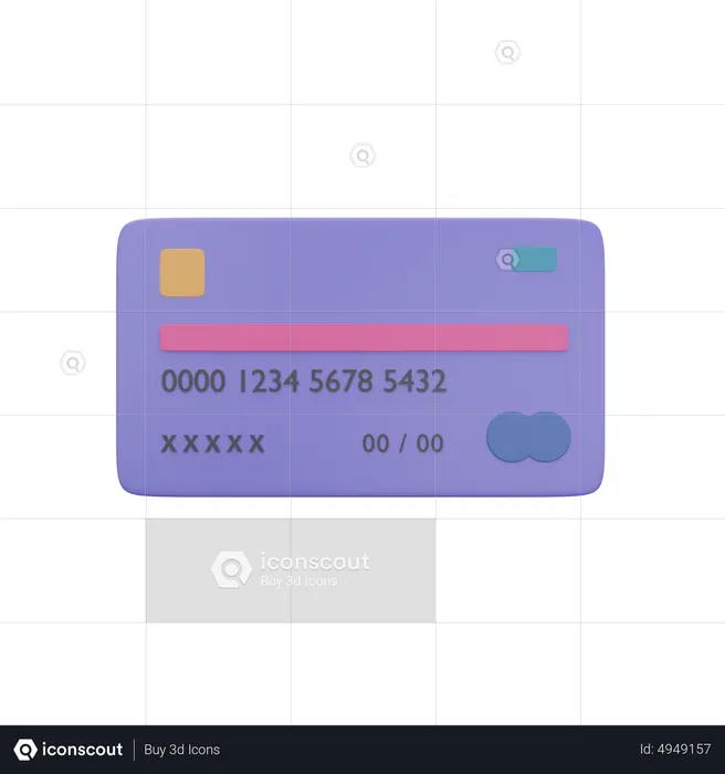 Credit Card  3D Icon