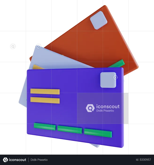 Credit Card  3D Icon