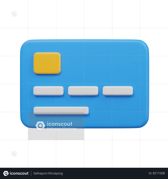 Credit Card  3D Icon