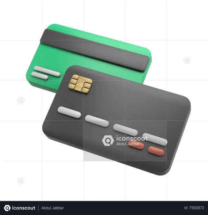 Credit Card  3D Icon