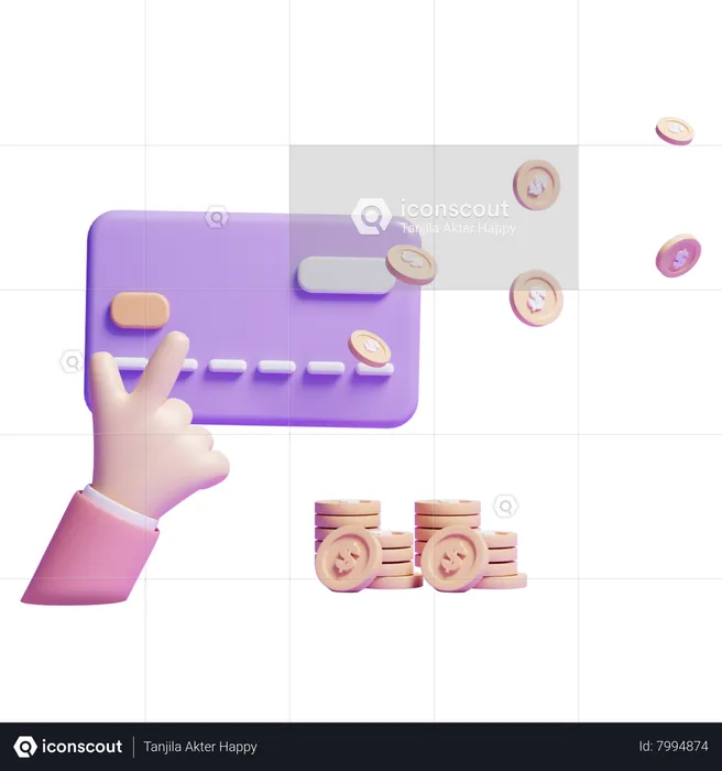 Credit Card  3D Icon