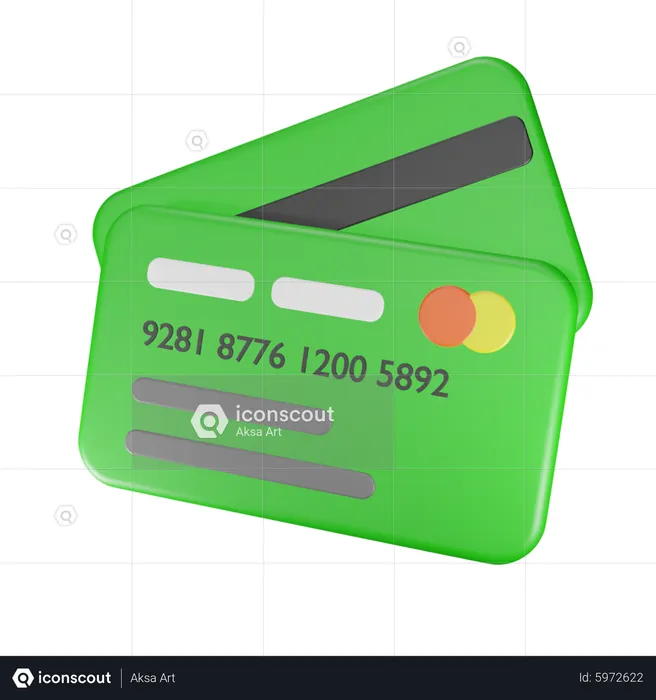 Credit Card  3D Icon