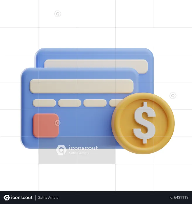 Credit Card  3D Icon