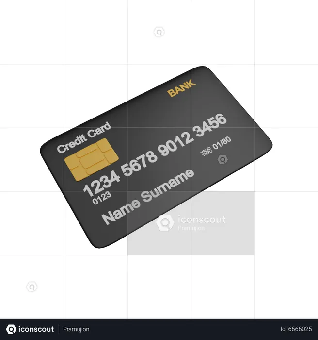 Credit Card  3D Icon