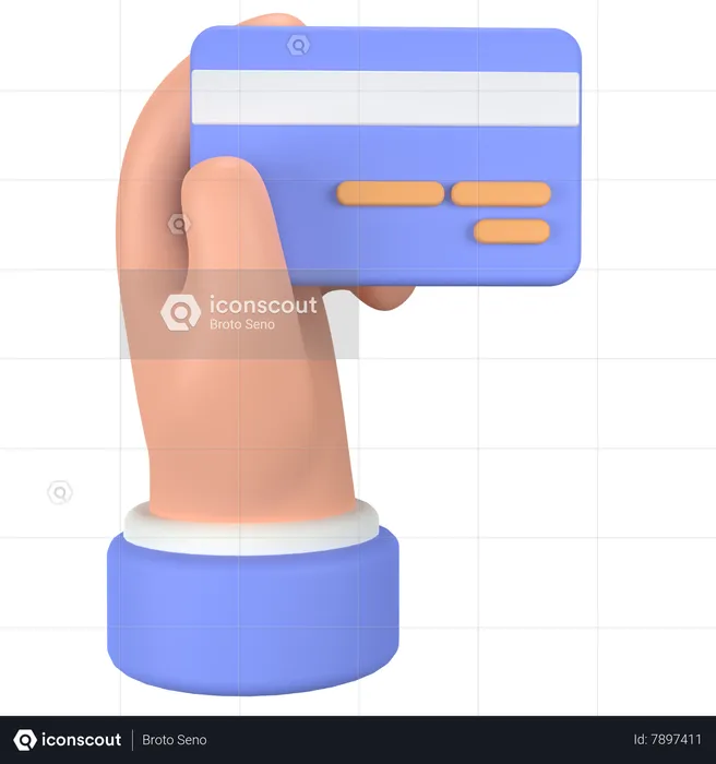 Credit card  3D Icon