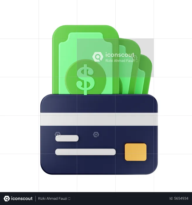 Credit Card  3D Icon