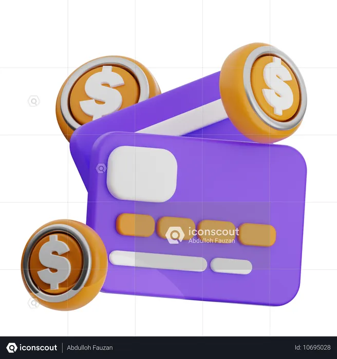 Credit Card  3D Icon