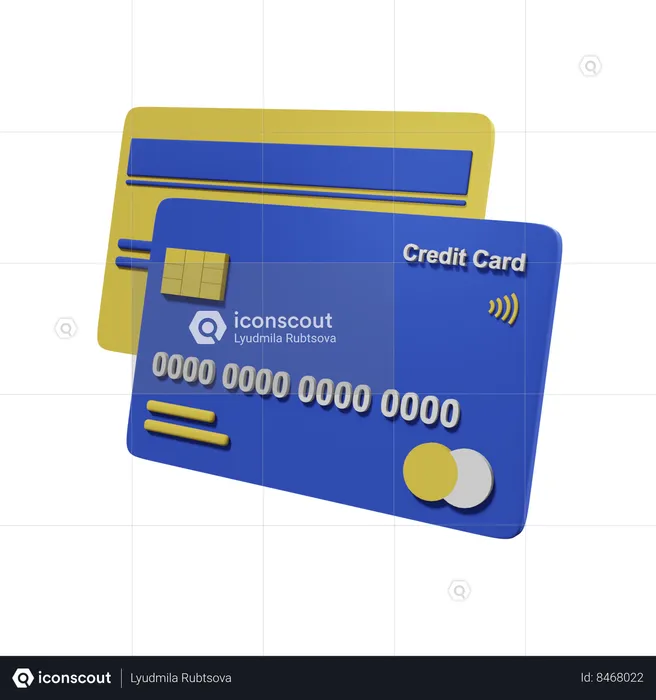 Credit Card  3D Icon