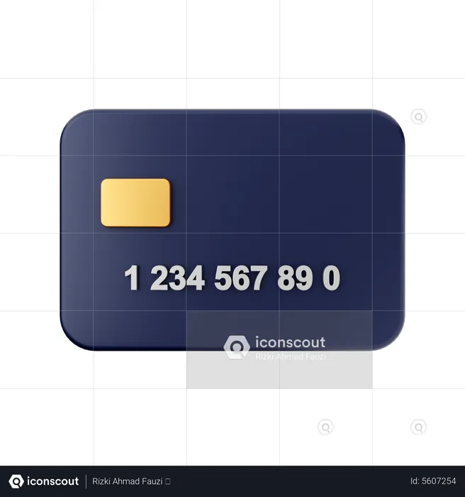 Credit Card  3D Icon