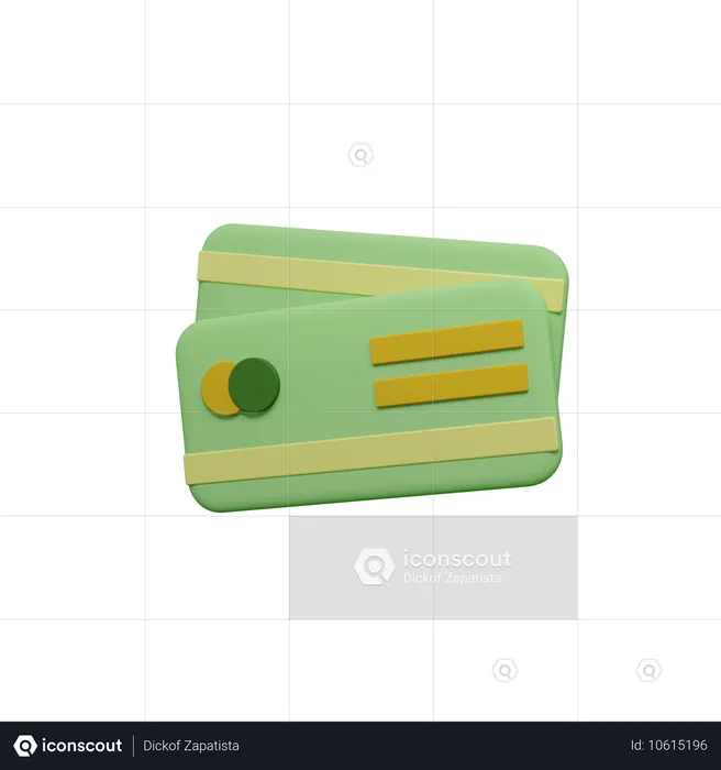 Credit card  3D Icon