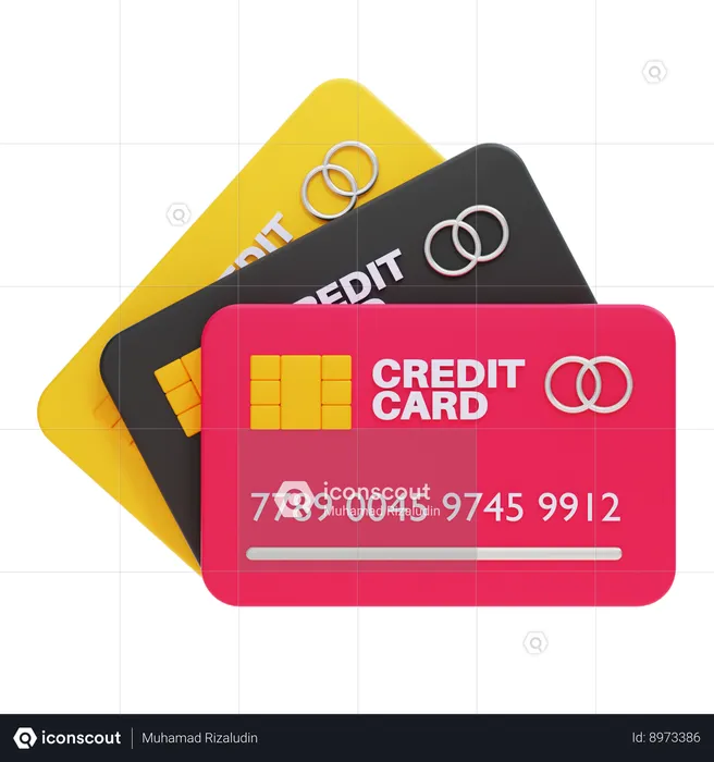 CREDIT CARD  3D Icon