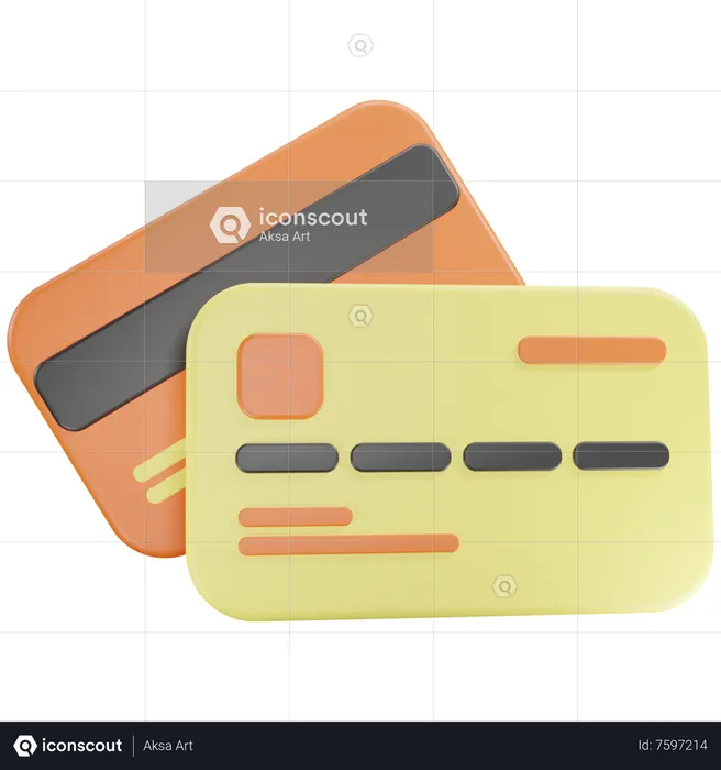 Credit Card  3D Icon