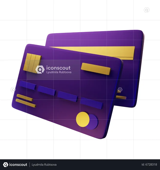 Credit card  3D Icon