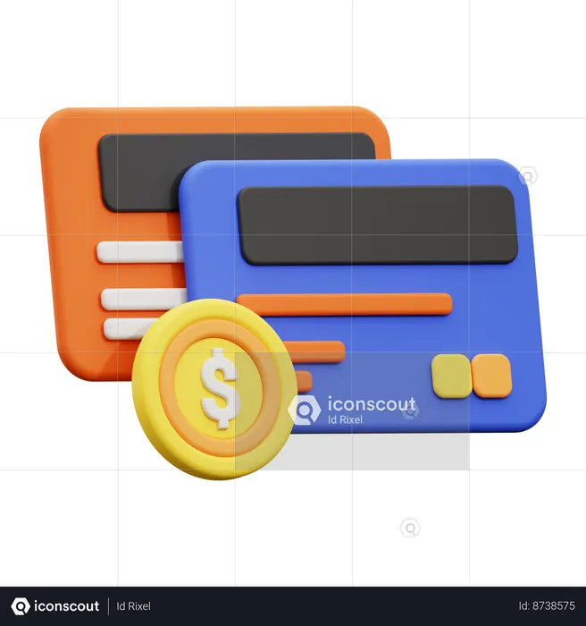 Credit Card  3D Icon