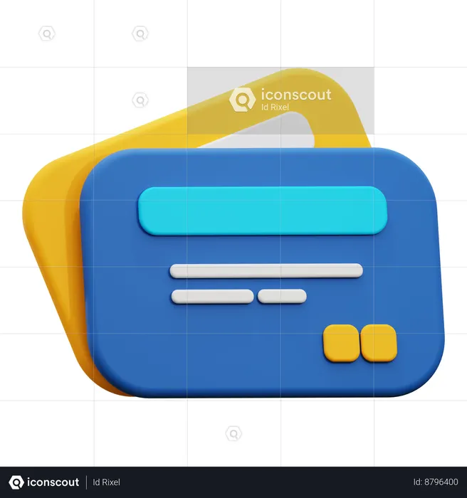 Credit Card  3D Icon