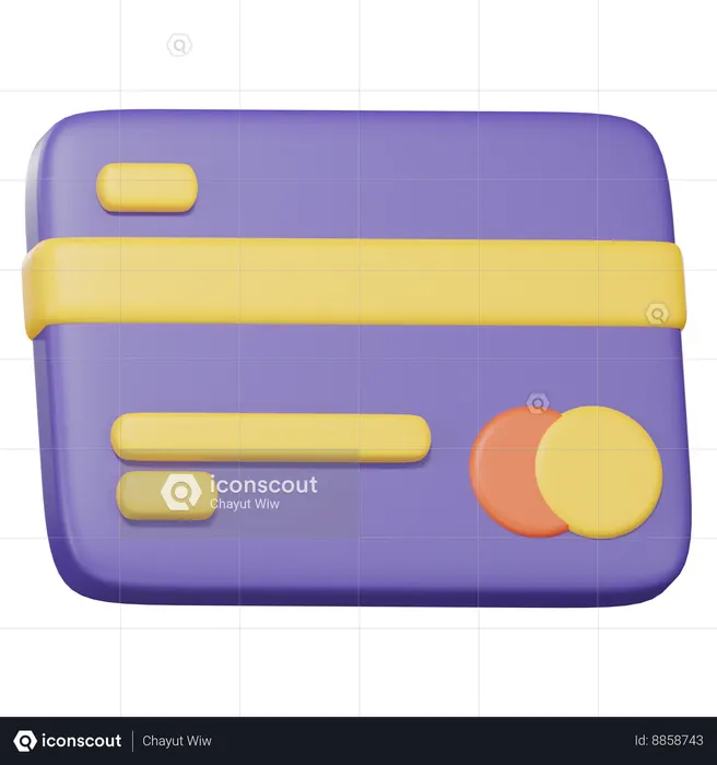 Credit Card  3D Icon