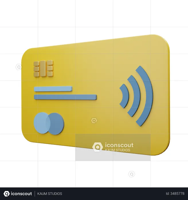 Credit Card  3D Illustration