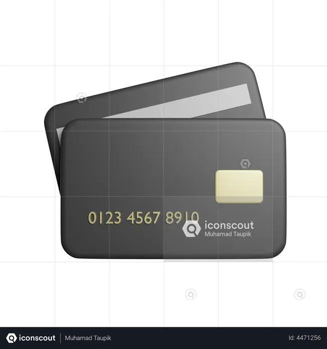 Credit Card  3D Illustration