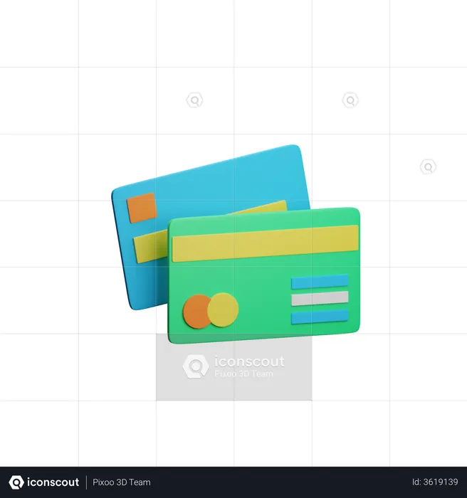 Credit Card  3D Illustration