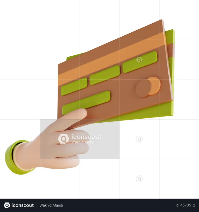 Credit Card  3D Illustration