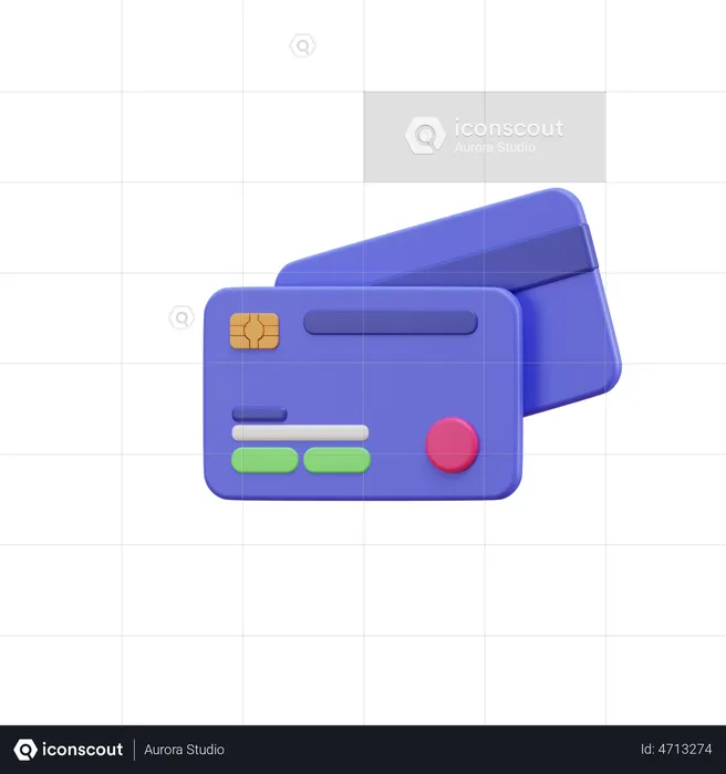 Credit Card  3D Illustration