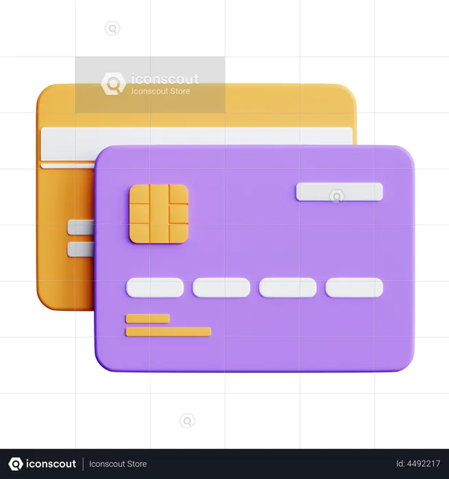 Credit Card  3D Illustration