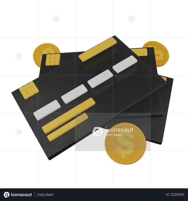 Credit Card  3D Icon