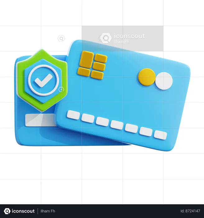 Credit Card Insurance  3D Icon