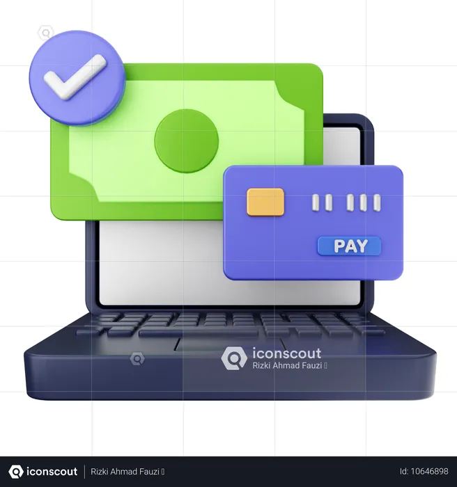 Credit Card Payment  3D Icon