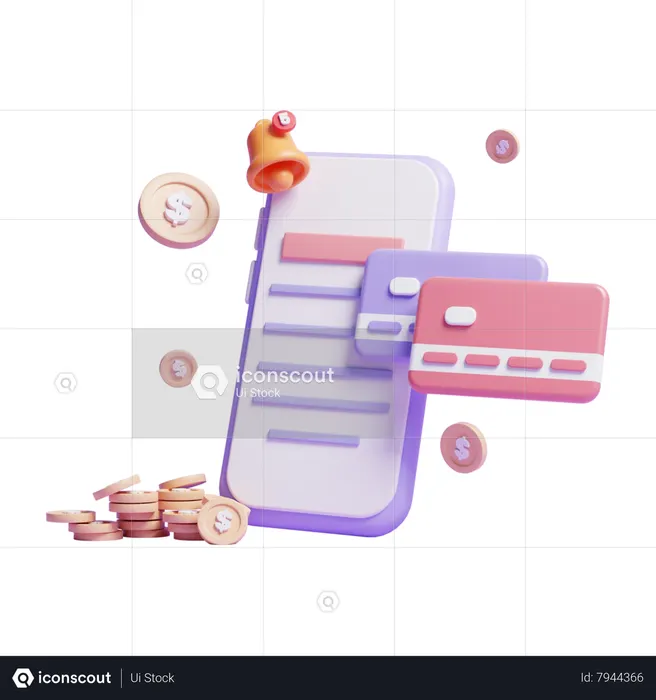 Credit Card Payment  3D Icon