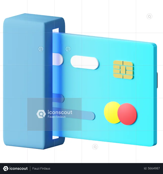 Credit Card Receiver  3D Icon