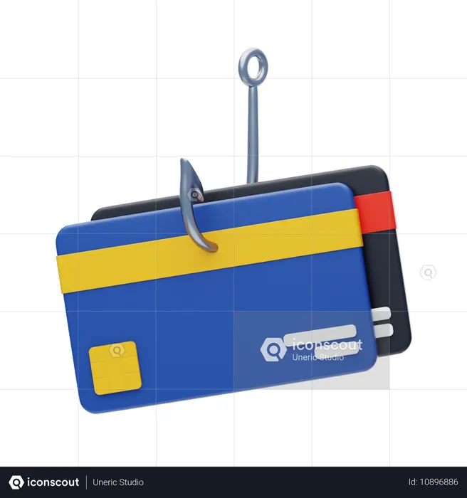 Credit Card Theft  3D Icon
