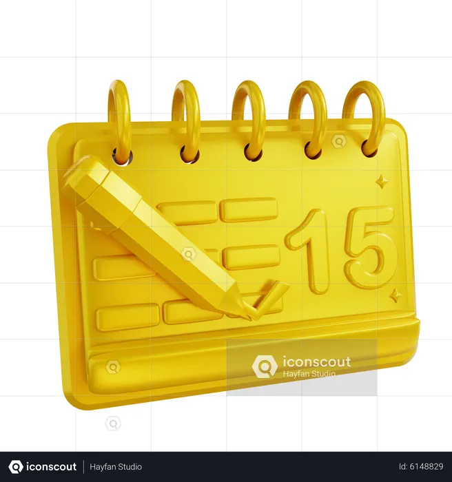 Créer des horaires  3D Icon