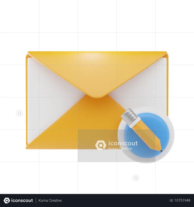 Créer un e-mail  3D Icon