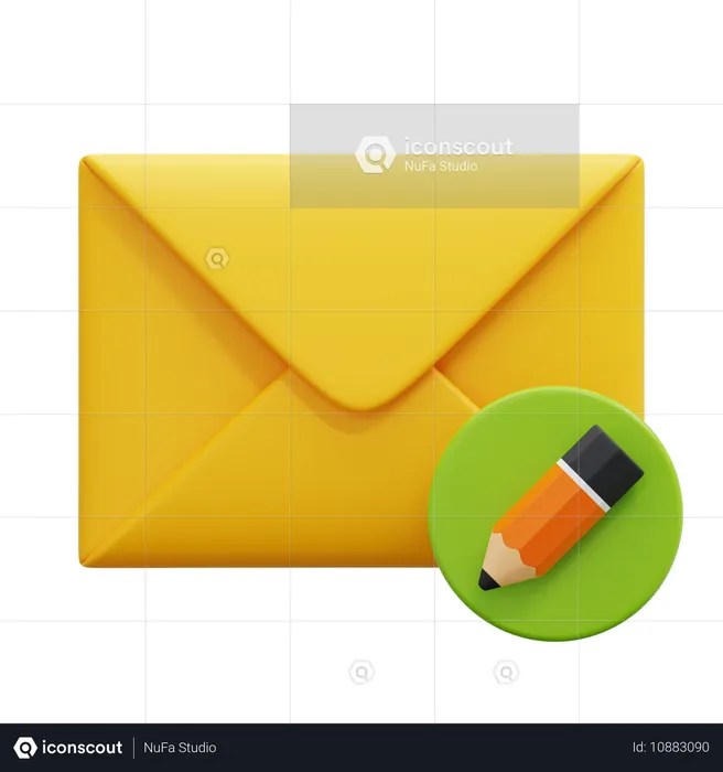 Créer un e-mail  3D Icon