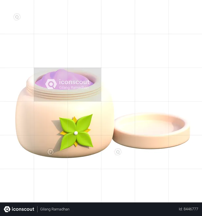 Creme facial  3D Icon