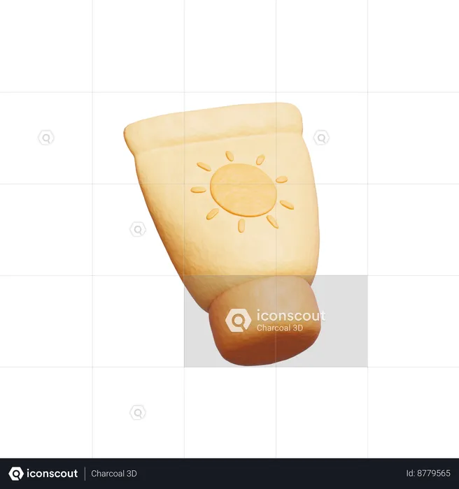 Crème solaire  3D Icon